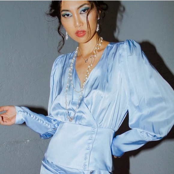 BIRGITTE HERSKIND
Mie Charmeuse Blouse Size 10 - Picture 1 of 15